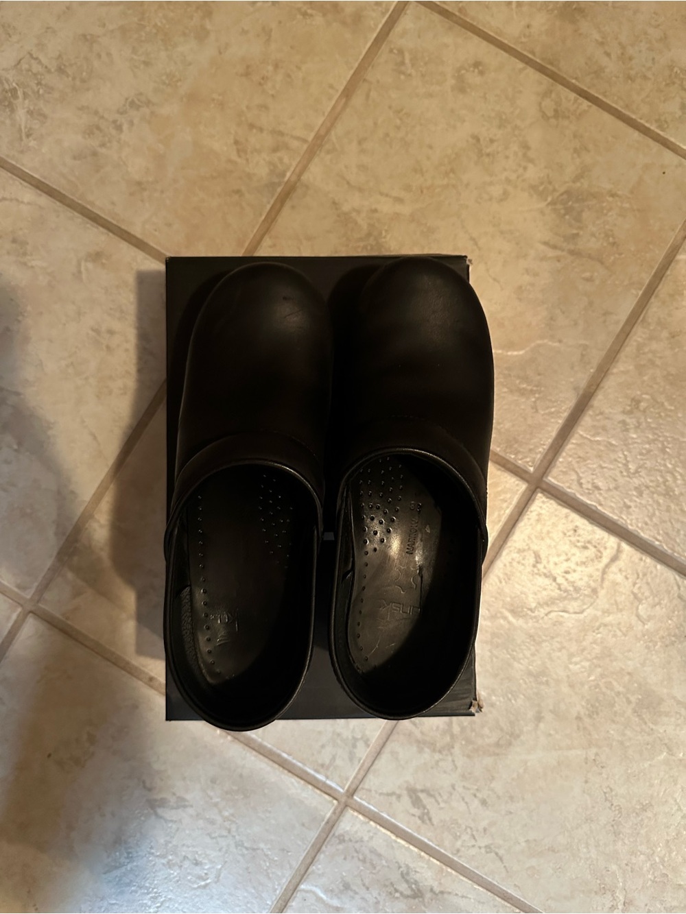 Dansko Black Professional Slip-On Clogs